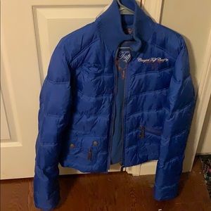 Blue Cowgirl Tuff puffy jacket